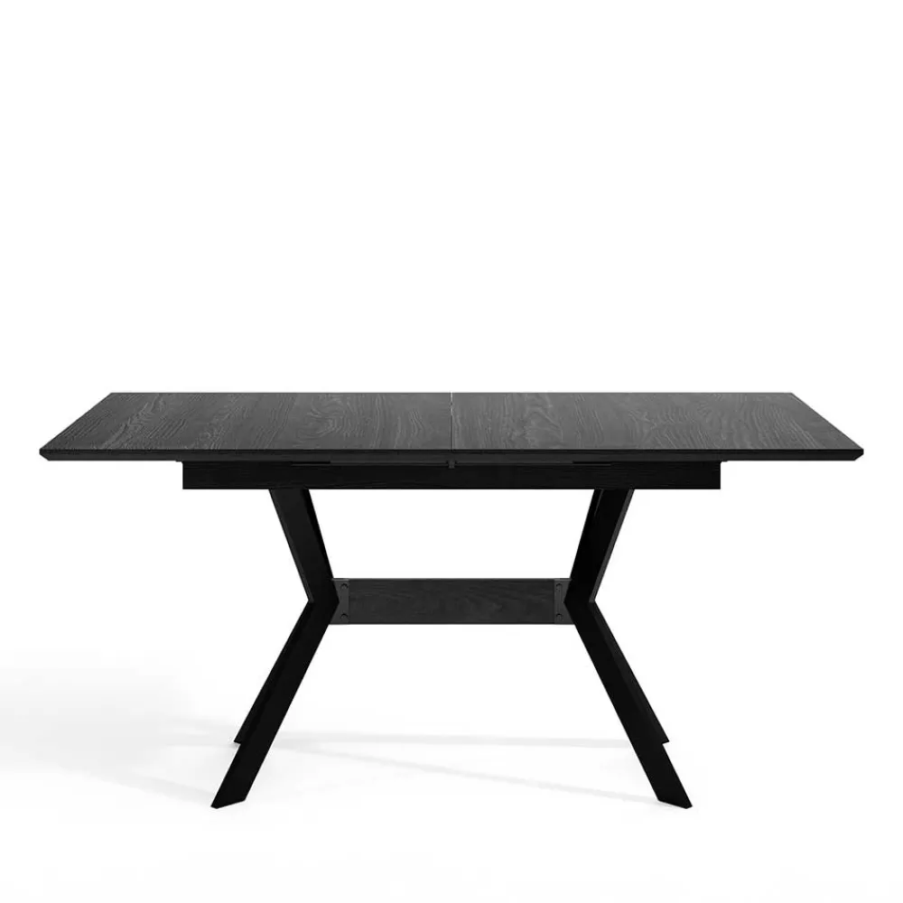 Clearance Schwarzer Ausziehtisch Damados Ausziehtische