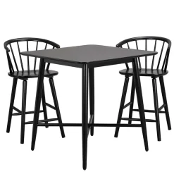 Sale Schwarzer Bartisch Madrida Barmöbel