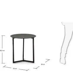 Schwarzer Beistelltisch Bienno*Pharao24 Outlet