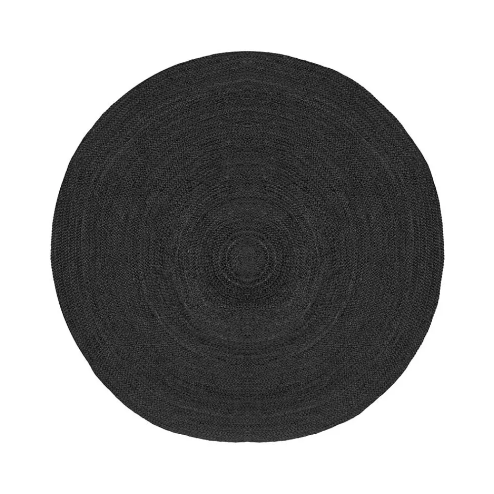 Schwarzer Jute Teppich Deway*Pharao24 Sale