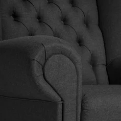 Discount Schwarzer Lesesessel Masuza Ohrensessel