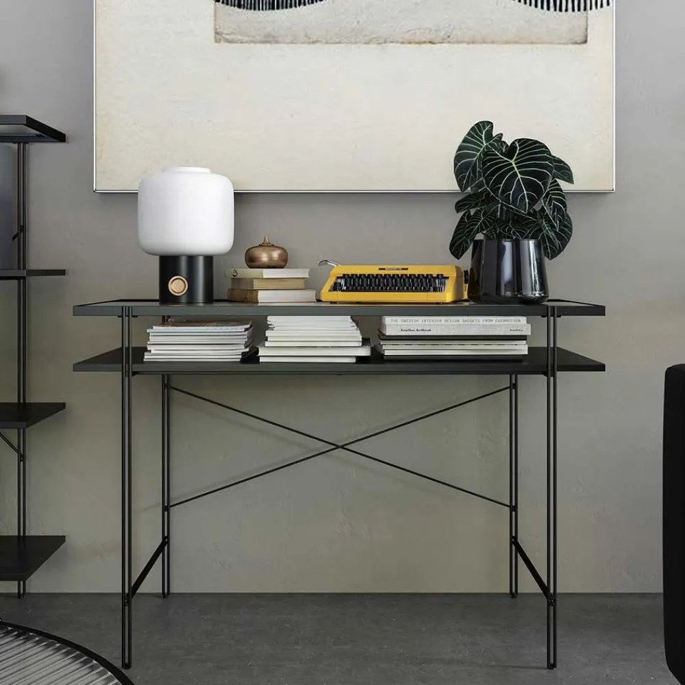 Schwarzer Schreibtisch Tora*Pharao24 New