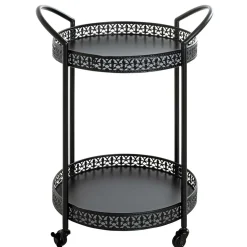 Outlet Schwarzer Servierwagen Etobina Servierwagen