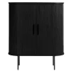 Schwarzes Highboard Sumatri*Pharao24 Clearance