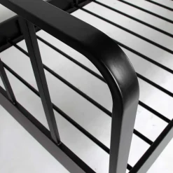 Schwarzes Metall Bett Volgan*Pharao24 Outlet