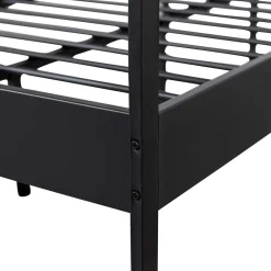 Schwarzes Metall Bett Volgan*Pharao24 Outlet