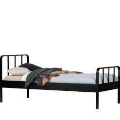 Schwarzes Metall Bett Volgan*Pharao24 Outlet