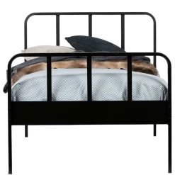 Schwarzes Metall Bett Volgan*Pharao24 Outlet