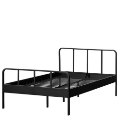 Schwarzes Metall Bett Volgan*Pharao24 Outlet