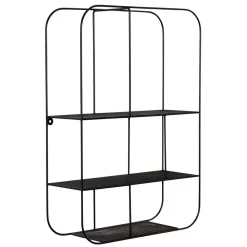 Schwarzes Metallregal Saracan*Pharao24 New