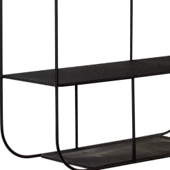 Schwarzes Metallregal Saracan*Pharao24 New