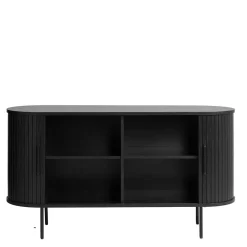 Sale Schwarzes Sideboard Sumatri Küchenkommode|Esszimmerkommoden