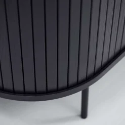 Sale Schwarzes Sideboard Sumatri Küchenkommode|Esszimmerkommoden