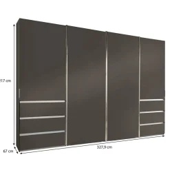 Schwebetürenkleiderschrank Grionia*Pharao24 New