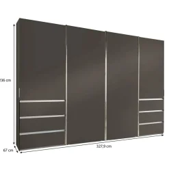 Schwebetürenkleiderschrank Grionia*Pharao24 New