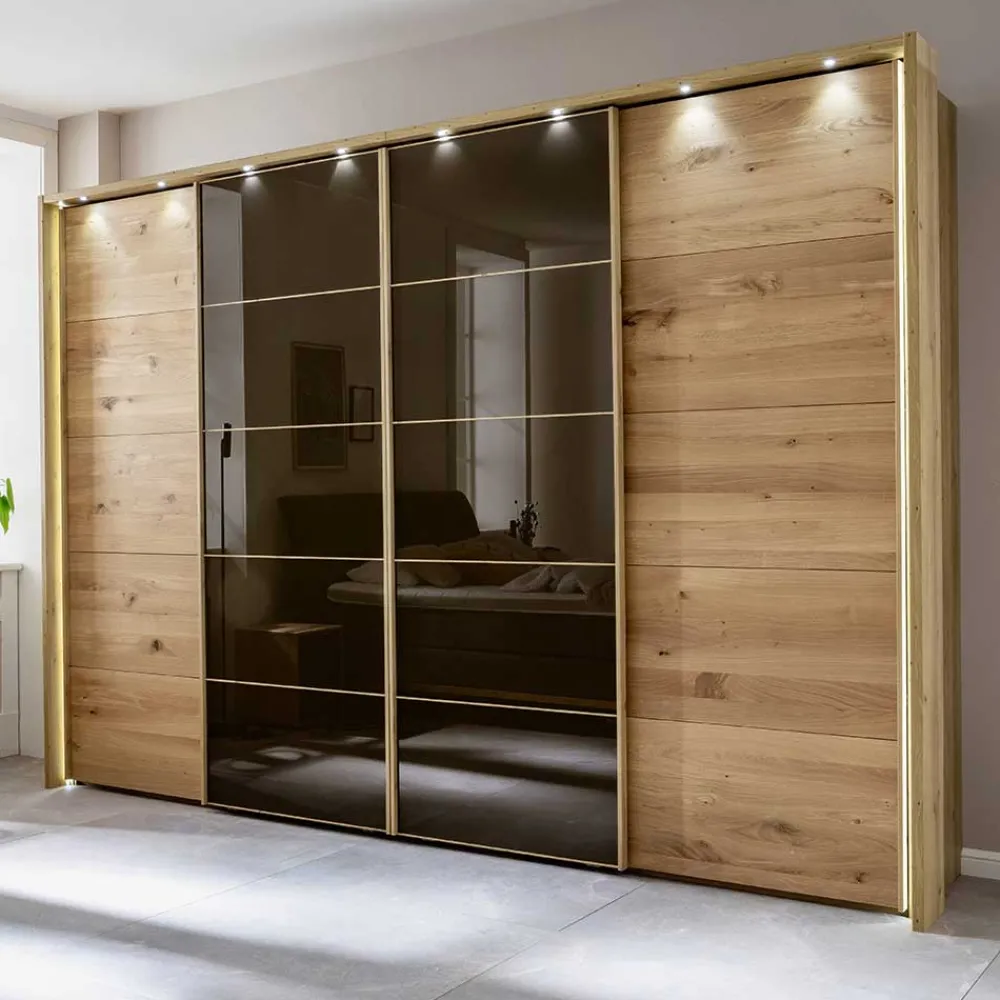 Online Schwebetürenkleiderschrank Merkur Massivholzmöbel|Schiebetürenschränke