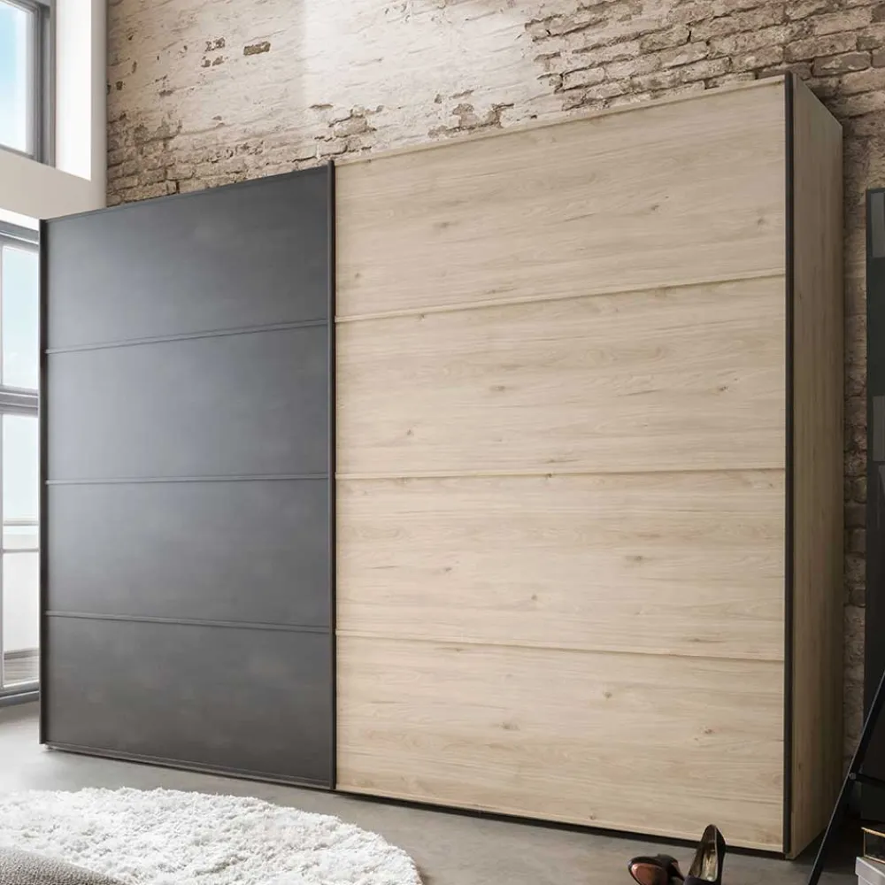 Schwebetürenkleiderschrank Bruvena*Pharao24 Online