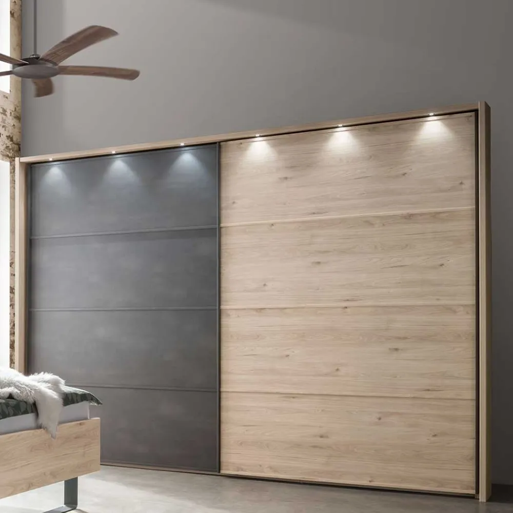 Schwebetürenkleiderschrank Bruvena*Pharao24 Online