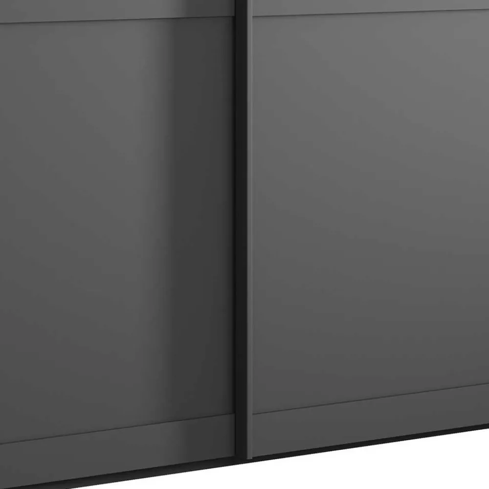 Schwebetürenschrank Dunkelgrau Hierro*Pharao24 Clearance