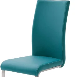 Outlet Schwingstuhl Set Castelan Lederstühle|Freischwinger