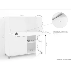Sekretär Lavion Esszimmerkommoden|Highboards