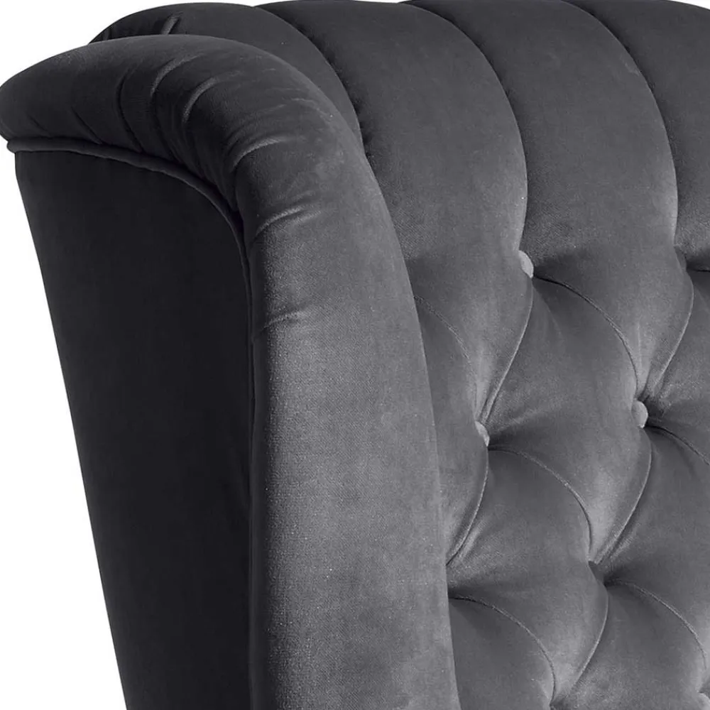 Sessel Anthrazit Samt Kean*Pharao24 Discount
