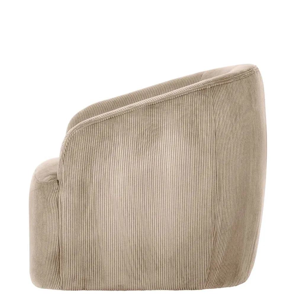 New Sessel mit Cord Bezug Clarina Wohnzimmer Sessel