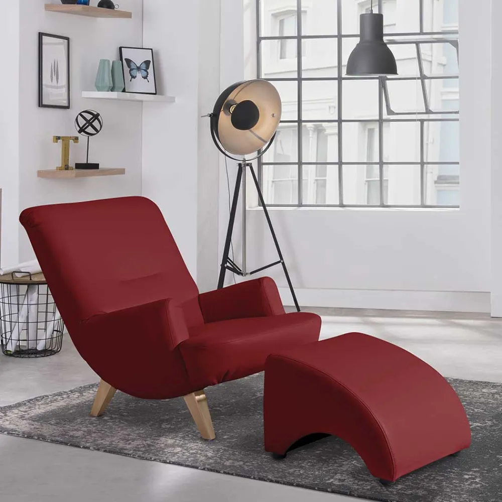 New Sessel optional mit Hocker Adelda Relaxsessel