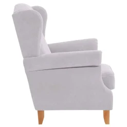 Best Sessel Silbergrau Landhaus Huropa Ohrensessel