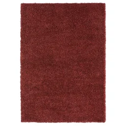 Shaggy Teppich Dunkelrot Fane Teppiche