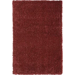 Shaggy Teppich Dunkelrot Fane Teppiche