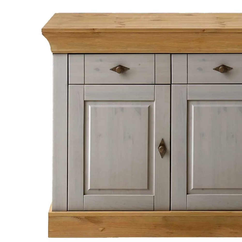Outlet Sideboard Mangali Massivholzmöbel|Küchenkommode