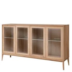 Best Sideboard mit Glastüren Belafoma Vitrinenschrank|Wohnzimmervitrinen