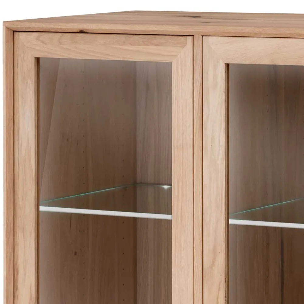 Best Sideboard mit Glastüren Belafoma Vitrinenschrank|Wohnzimmervitrinen