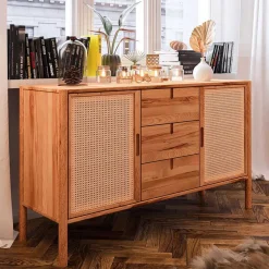 Sideboard mit Rattan Türen Artjes*Pharao24 Online