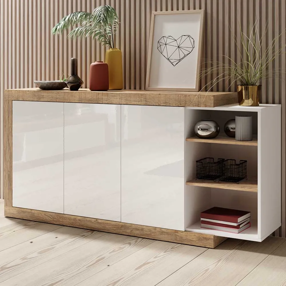 Hot Sideboard mit Regal Prismo Küchenkommode|Esszimmerkommoden