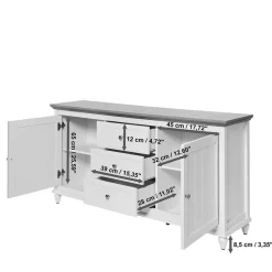Discount Sideboard Ossana Esszimmerkommoden|Sideboards