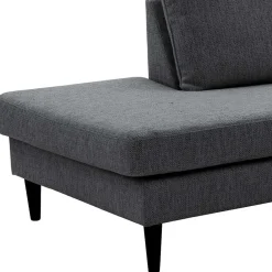 Clearance Skandi Ecksofa Anthrazit Sanctos Wohnzimmercouch|Wohnlandschaften