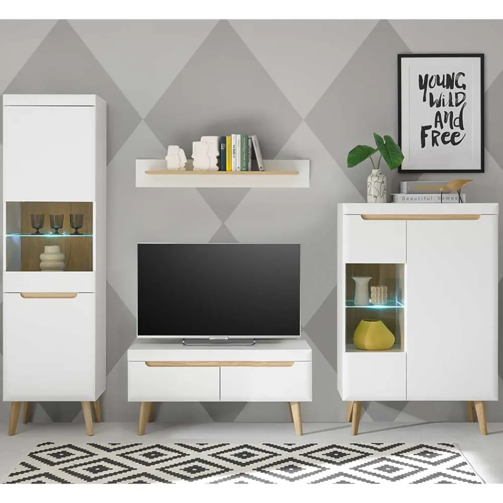 Skandi Wohnwand Jasturian*Pharao24 Sale