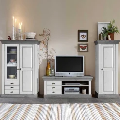 Skandinavische Wohnwand Boulogne*Pharao24 New