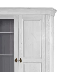 Skandinavischer Landhaus Vitrinenschrank Mures*Pharao24 Best