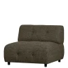 Discount Sofa Element Einsitzer Strukturstoff Vallino Einzelsofa|Modulsofas