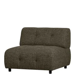 Discount Sofa Element Einsitzer Strukturstoff Vallino Einzelsofa|Modulsofas