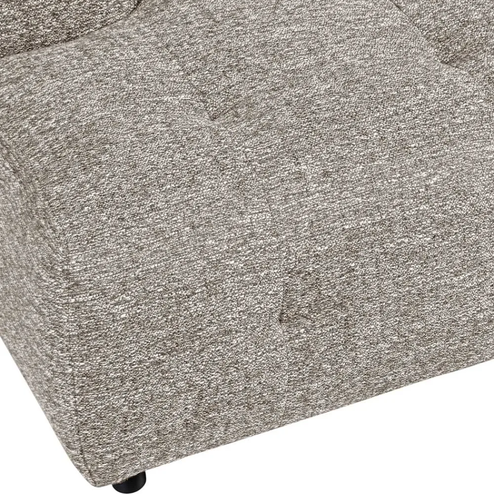 Outlet Sofa Element links hellgrau Ajama Modulsofas|Einzelsofa