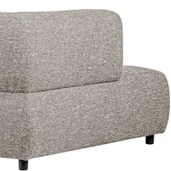 Outlet Sofa Element links hellgrau Ajama Modulsofas|Einzelsofa