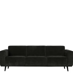 Discount Sofa mit Cordbezug Piasa Wohnzimmercouch|3 Sitzer Sofa