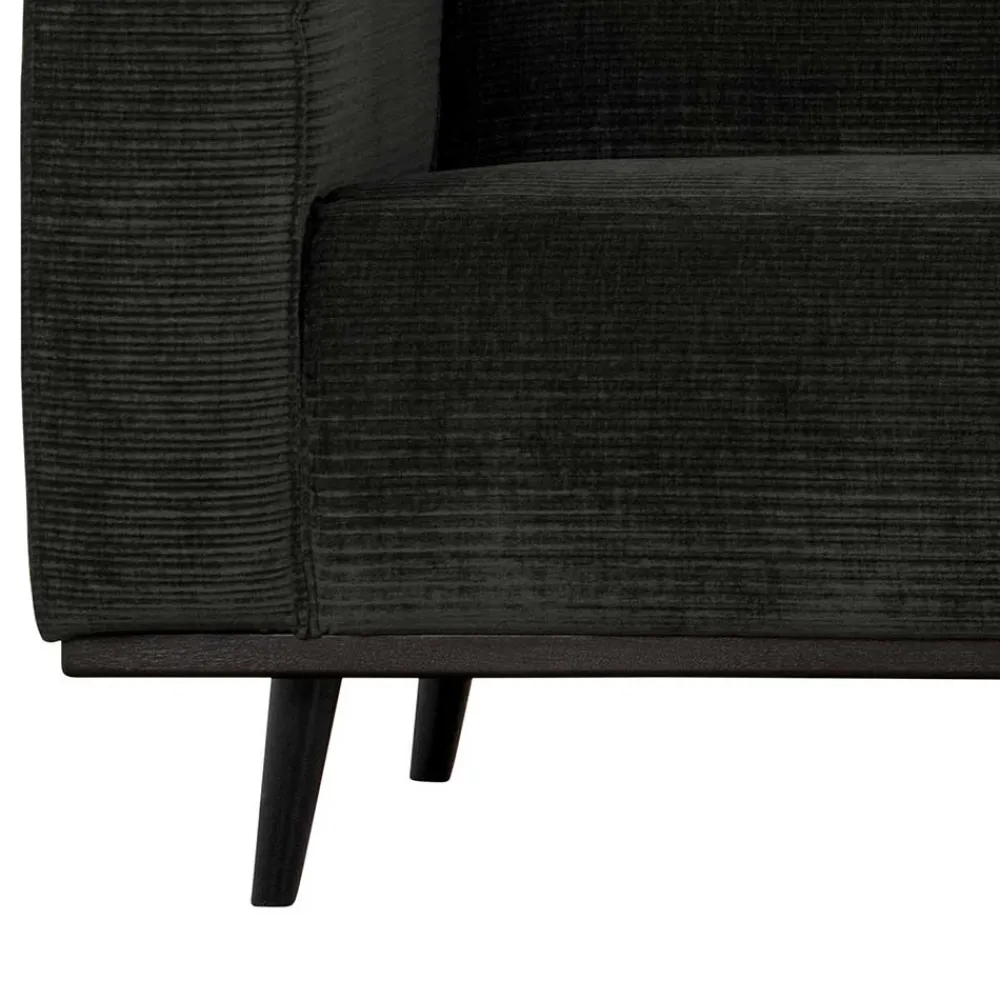 Discount Sofa mit Cordbezug Piasa Wohnzimmercouch|3 Sitzer Sofa