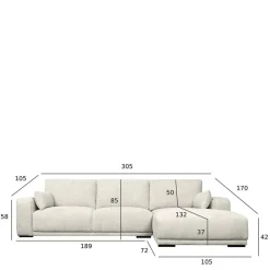 Clearance Sofaecke Bocca Wohnlandschaften|Ecksofas