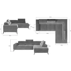 Best Sofaecke Energa Wohnlandschaften|Ecksofas