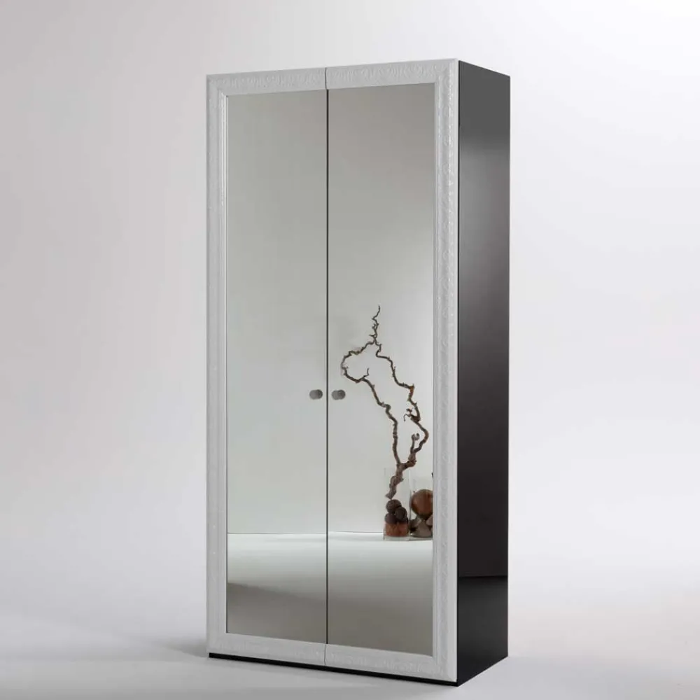 Discount Spiegel Kleiderschrank Lylian Drehtürenschränke|Kleiderschränke